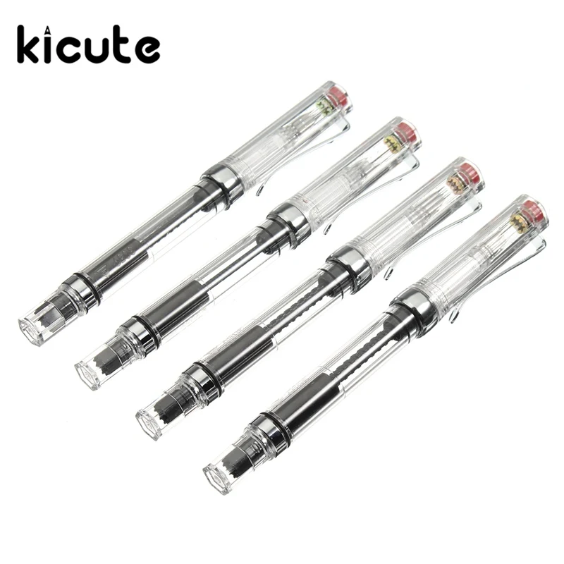 Kicute 4pcs/lot 0.38/0.5mm Fine Nib Spiral Gallbladder Fountain Pens for Writing School Office Student Stationery Supplies Gifts
Kicute 4pcs/lot 0.38/0.5mm Fine Nib Spiral Gallbladder Fountain Pens for Writing School Office Student Stationery Supplies Gifts