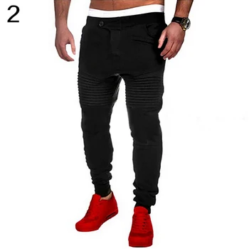 Men Fashion Slim Fit Stripes Pockets Patchwork Elastic Long Pants Trousers 
Men Fashion Slim Fit Stripes Pockets Patchwork Elastic Long Pants Trousers