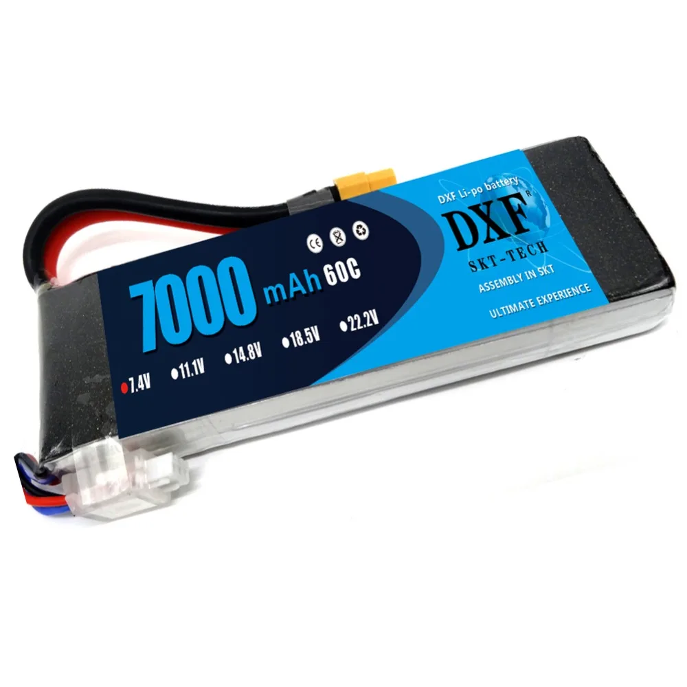 DXF Good Quality 7.4V 7000mAh 2S Lipo Battery 60 Max120C for RC Airplane Helicopter Quadrotor AKKU car truck boat RC drone
DXF Good Quality 7.4V 7000mAh 2S Lipo Battery 60 Max120C for RC Airplane Helicopter Quadrotor AKKU car truck boat RC drone