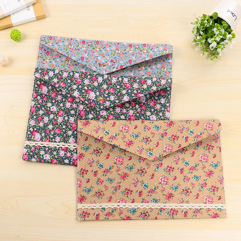 4 pec/lot Cute Korean Style Little Flowers Fabric A4 File Folder Document Filing Bag Stationery Bag School Office Supply
4 pec/lot Cute Korean Style Little Flowers Fabric A4 File Folder Document Filing Bag Stationery Bag School Office Supply