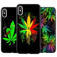 Para o iphone x xr xs max rasta estilo reggae música deixa capa para o iphone 6 s 7plus 8plus 5S se casos de telefone silicone macio(China)