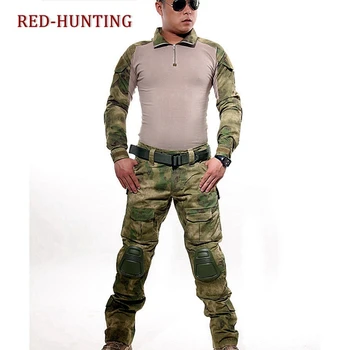 Military BDU Uniform Tactical Combat Training Suit for Airsoft Wargame Paintball with Knee Pads Elbow Pads
Military BDU Uniform Tactical Combat Training Suit for Airsoft Wargame Paintball with Knee Pads Elbow Pads