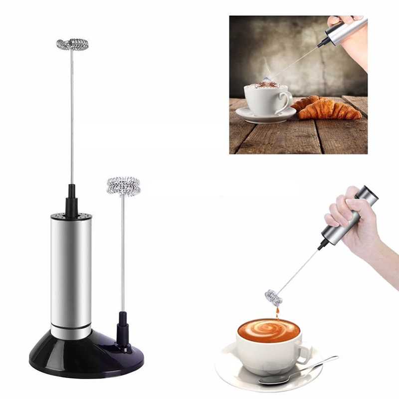 1pc Stainless Steel With Double Spring Whisk Cappuccino Coffee Milk Frother Electric Latte Whisk
1pc Stainless Steel With Double Spring Whisk Cappuccino Coffee Milk Frother Electric Latte Whisk