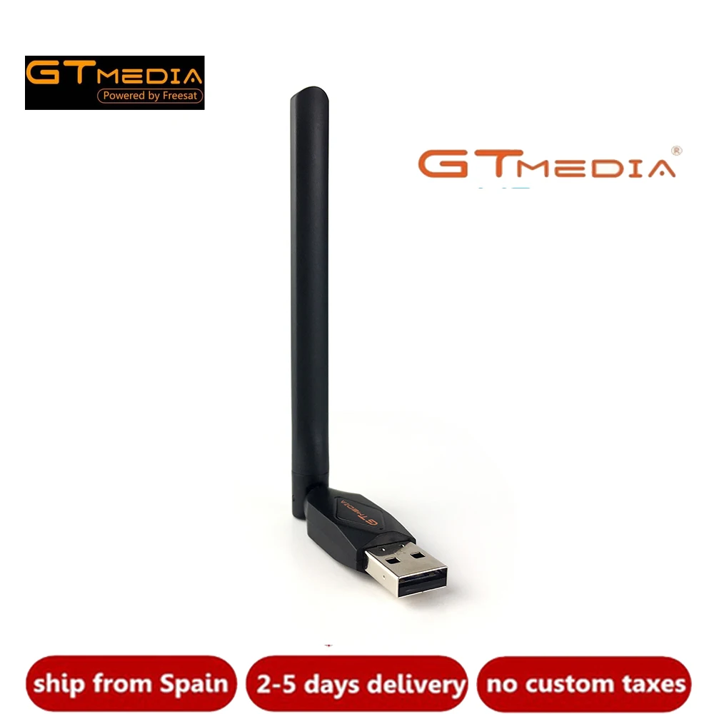 GTmedia V8 USB wifi с антенной работает для V7s HD V7 combo PLUS v8 супер цифровые спутниковые