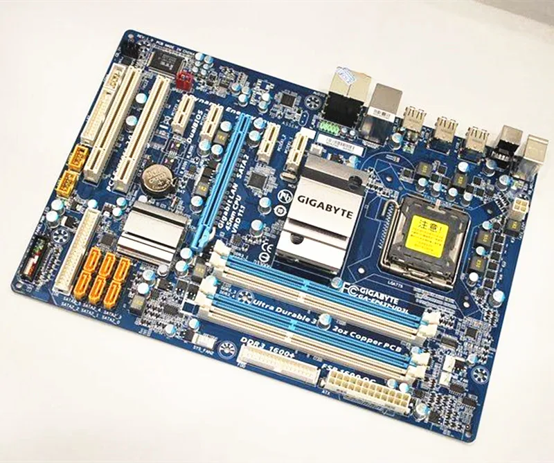 For Gigabyte GA-EP43T-UD3L Original Used Desktop Motherboard EP43T-UD3L P43 Socket LGA 775 DDR3 ATX On Sale