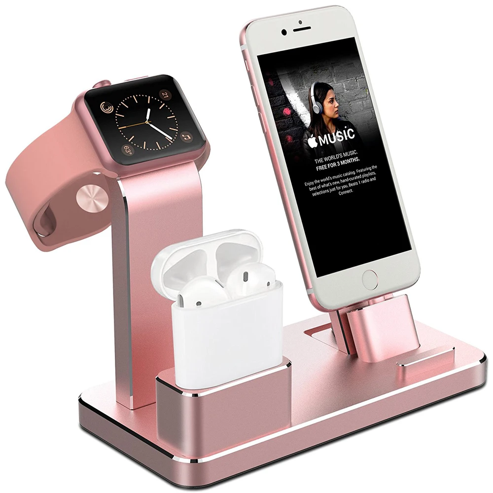 2018 phone Stand for Apple Watch 4 in 1 AirPods Accessories Charging Dock Phone Holder for Watch for iphone x 8 7 6s
2018 phone Stand for Apple Watch 4 in 1 AirPods Accessories Charging Dock Phone Holder for Watch for iphone x 8 7 6s