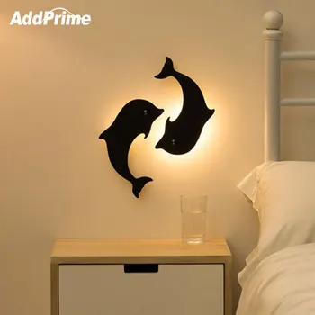 LED Motion Sensor Night Light Remote Control Wall Lamp For Bedroom Decoration Acrylic LED Dolphin Clover Silhouette Bedside Lamp
LED Motion Sensor Night Light Remote Control Wall Lamp For Bedroom Decoration Acrylic LED Dolphin Clover Silhouette Bedside Lamp