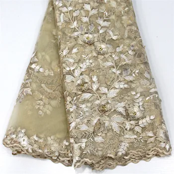 3d Lace Fabric With Beads 5yard African Lace Fabric 2018 High Quality 3d Flower Fabric Applique A951-2
3d Lace Fabric With Beads 5yard African Lace Fabric 2018 High Quality 3d Flower Fabric Applique A951-2