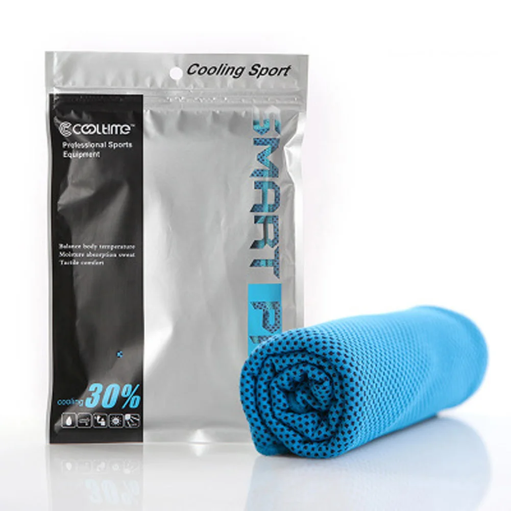 Sports Gym Jogging Enduring Running Instant Ice Cold Chilly Cooling Sports Towel
Sports Gym Jogging Enduring Running Instant Ice Cold Chilly Cooling Sports Towel