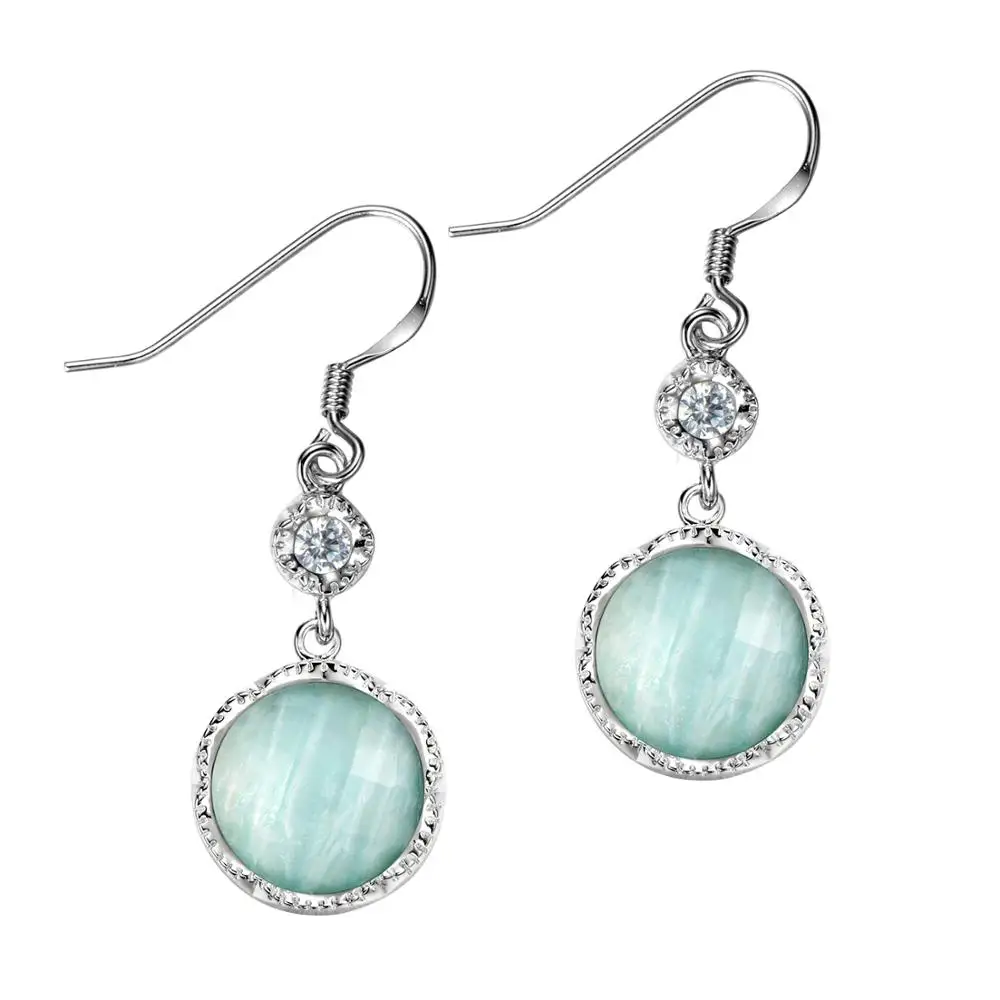 Dormith real 925 Sterling silver earring Natural Amazonite earring drop earrings for women gemstone jewelry
Dormith real 925 Sterling silver earring Natural Amazonite earring drop earrings for women gemstone jewelry