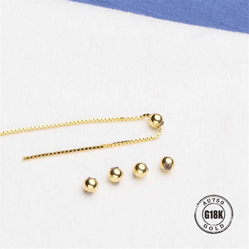 DIY accessory G18K gold imported silicone beads are used to adjust necklace bracelet pearl gold accessories
DIY accessory G18K gold imported silicone beads are used to adjust necklace bracelet pearl gold accessories