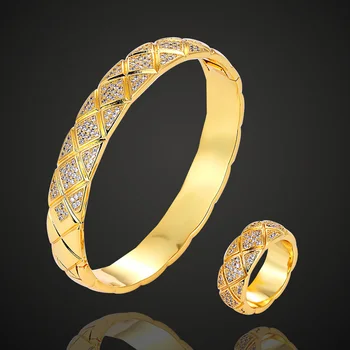 Zlxgirl Jewelry Brand AAA Cubic Zircon Wedding Bangle And ring jewelry sets For women gifts metal copper bangle ring Accessory
Zlxgirl Jewelry Brand AAA Cubic Zircon Wedding Bangle And ring jewelry sets For women gifts metal copper bangle ring Accessory