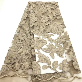 Best Selling Nigeria African Wedding Lace Bridal Dress Mesh Lace Fabric Gold Embroidered High Quality French Tulle Laces X1003-7
Best Selling Nigeria African Wedding Lace Bridal Dress Mesh Lace Fabric Gold Embroidered High Quality French Tulle Laces X1003-7