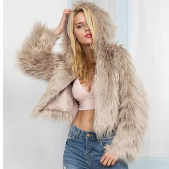 Woman Hooded Faux Fox Fur Bomber High Waist Faux Mink Fur Jacket Coat Warm Flocking Long Hair Hoodie Cardigan Long sleeved Tops
Woman Hooded Faux Fox Fur Bomber High Waist Faux Mink Fur Jacket Coat Warm Flocking Long Hair Hoodie Cardigan Long sleeved Tops