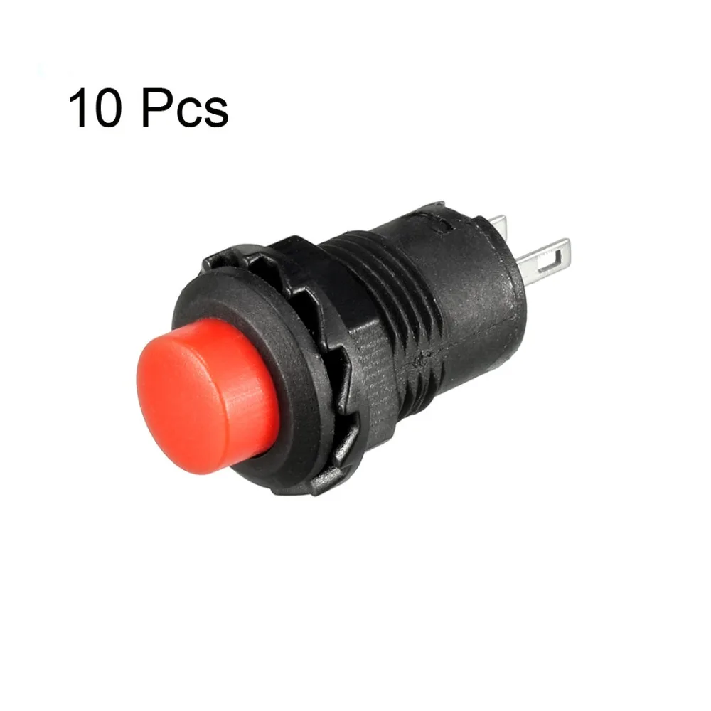 UXCELL 10pcs Momentary Switches Plastic Push Button Switch 12mm Mounting Dia 2 Screw Terminals Round Head Electrical Equipment
UXCELL 10pcs Momentary Switches Plastic Push Button Switch 12mm Mounting Dia 2 Screw Terminals Round Head Electrical Equipment