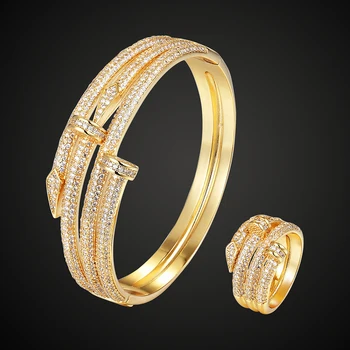 Luxury Crystal Bracelets rings For Women Rose Gold and Silver Plated and black Link Bracelet Bangle rings Fashion Full Rhineston
Luxury Crystal Bracelets rings For Women Rose Gold and Silver Plated and black Link Bracelet Bangle rings Fashion Full Rhineston