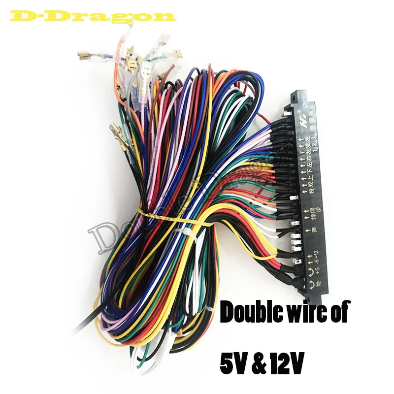 28Pin JAMMA Arcade Wire Harness Loom 5/12V Wiring for Pandora Box 5 Pandora's Box 6 9 9D Jamma Arcade Games Cabinet Wire Harness
28Pin JAMMA Arcade Wire Harness Loom 5/12V Wiring for Pandora Box 5 Pandora's Box 6 9 9D Jamma Arcade Games Cabinet Wire Harness