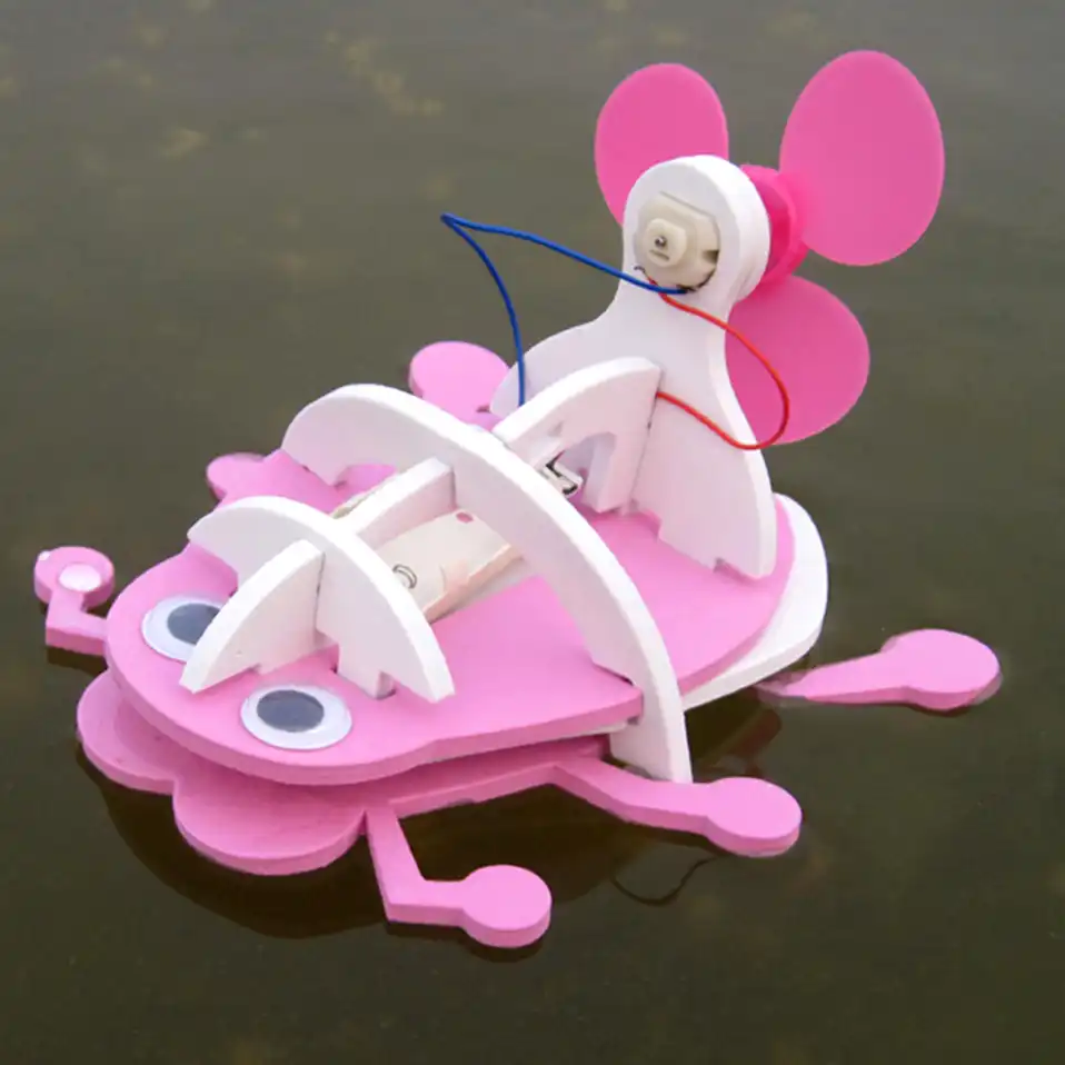 educational diy toy diving beetle robot craft small product