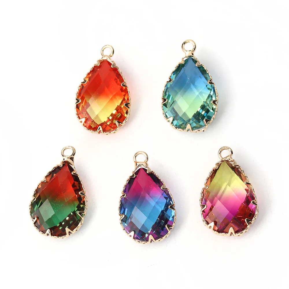 Doreen Box Glass Pendants Water Drop Hit Color Faceted Wedding Party For Women Fashion Pendants 23mm( 7/8") x 14mm( 4/8"), 2 PCs
Doreen Box Glass Pendants Water Drop Hit Color Faceted Wedding Party For Women Fashion Pendants 23mm( 7/8") x 14mm( 4/8"), 2 PCs