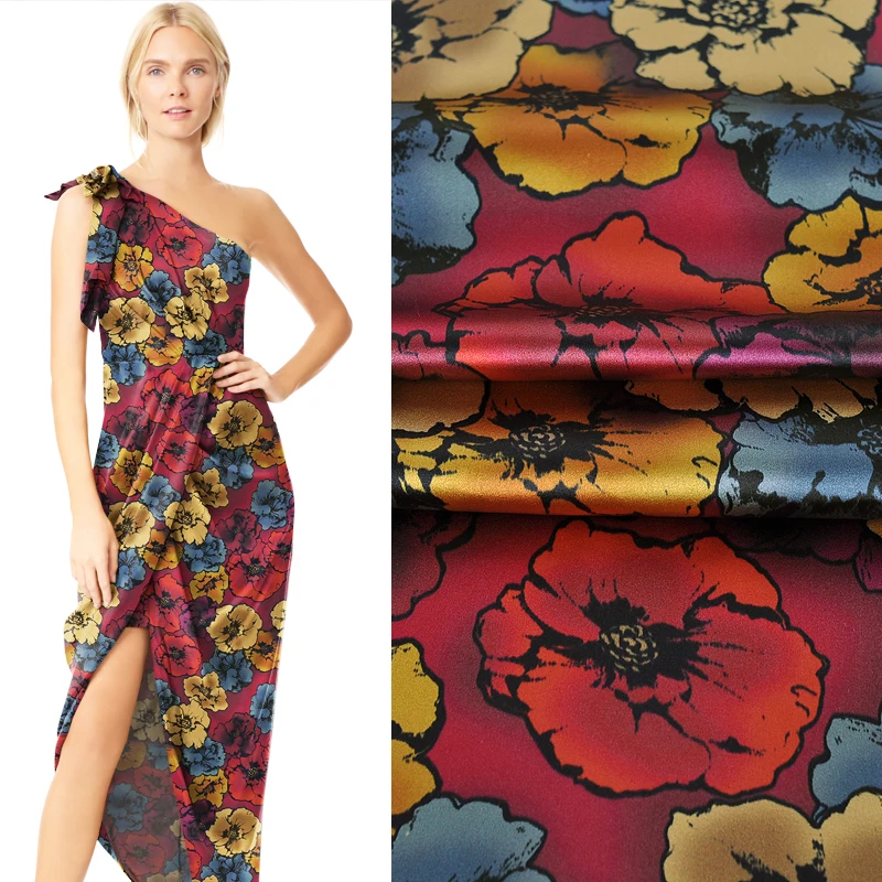 SP851 Pure Silk/ Dazzling Flowers /Silk Fabric Mulberry Silk 93%Silk 7%Spandex Elastic/ Width1.25yd Thickness 19mm/ Unit:Meter
SP851 Pure Silk/ Dazzling Flowers /Silk Fabric Mulberry Silk 93%Silk 7%Spandex Elastic/ Width1.25yd Thickness 19mm/ Unit:Meter