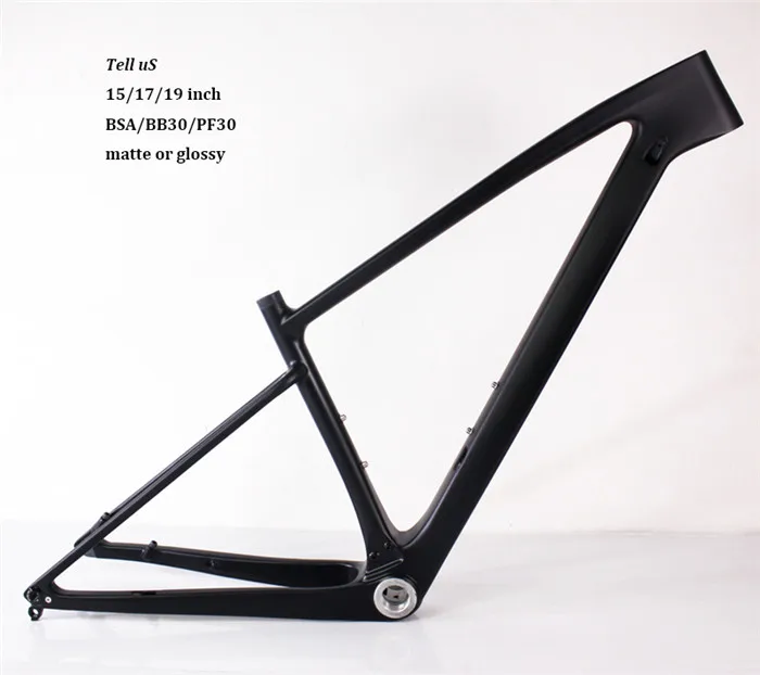 2019 new carbon MTB frame bicycle frame light full carbon fiber T1000 customized frame BSA/BB30 UD mountain bike frame DCMF04
2019 new carbon MTB frame bicycle frame light full carbon fiber T1000 customized frame BSA/BB30 UD mountain bike frame DCMF04