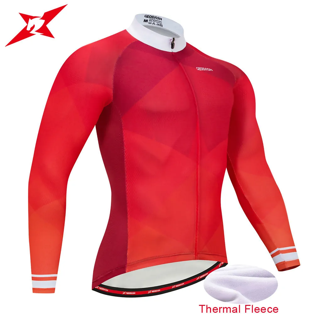 GEODASH High Quality Cycling Jersey Man 2019 Cycling Long Sleeve Shirt Winter Cycle Jersey Mtb Thermal Fleece Bicycle Shirt
GEODASH High Quality Cycling Jersey Man 2019 Cycling Long Sleeve Shirt Winter Cycle Jersey Mtb Thermal Fleece Bicycle Shirt