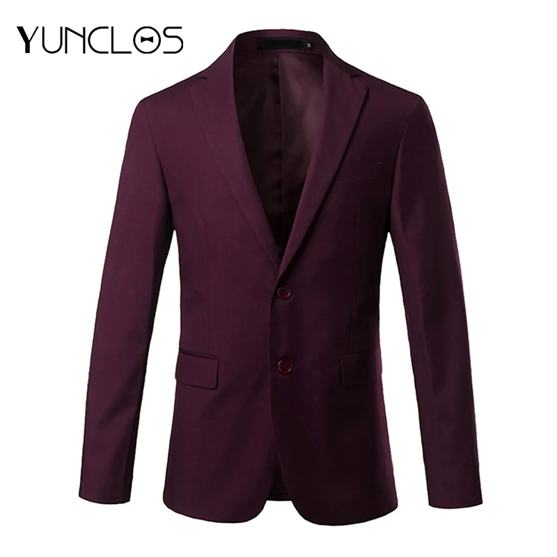 YUNCLOS New Slim Fit Men's Suit Blazer Solid Color Gray Red Suit Jacket High Quality Casual Male Blazer Prom Blazers
YUNCLOS New Slim Fit Men's Suit Blazer Solid Color Gray Red Suit Jacket High Quality Casual Male Blazer Prom Blazers