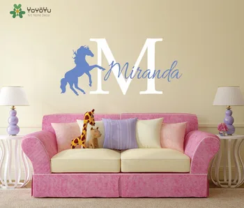 Wall Decal Vinyl Sticker For Kids Boy Girl Room Custom Personalized Name With Horse Art Decoration Nursery Poster Mural WW-428
Wall Decal Vinyl Sticker For Kids Boy Girl Room Custom Personalized Name With Horse Art Decoration Nursery Poster Mural WW-428