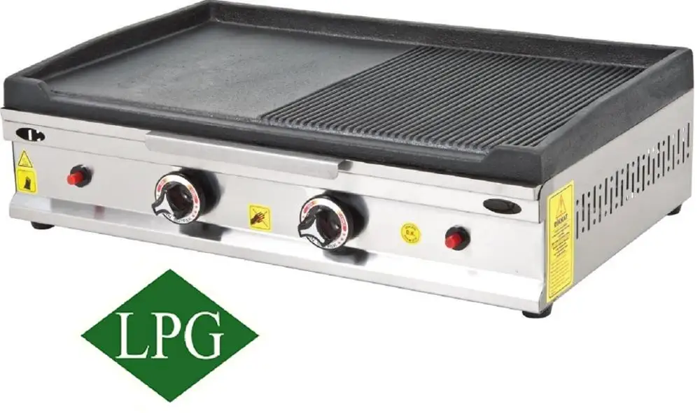 28 '' 70 cm Propane Gas LPG Commercial GROOVED and Flat CAST IRON Surface Countertop Cooker Flat Grill Hot Plate Cooktop Griddle
28 '' 70 cm Propane Gas LPG Commercial GROOVED and Flat CAST IRON Surface Countertop Cooker Flat Grill Hot Plate Cooktop Griddle