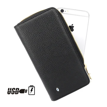 2020 genuine leather smart wallet men smart wallet GPS money clip USB tracking charging anti-theft
2020 genuine leather smart wallet men smart wallet GPS money clip USB tracking charging anti-theft