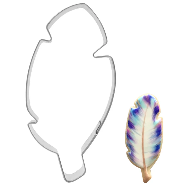 Feather Cookie Cutter Stainless Steel Cut Biscuit Mold Cooking Tools Cake Fondant Decorating Mini Cookie Cutters Cookie Mold
Feather Cookie Cutter Stainless Steel Cut Biscuit Mold Cooking Tools Cake Fondant Decorating Mini Cookie Cutters Cookie Mold