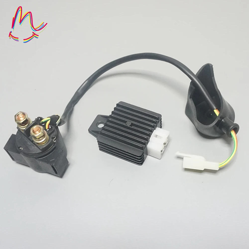 GY6 Scooter Voltage Regulator Rectifier Starter Relay Solenoid 50 70 90 110 125cc ATV Pit Dirt Bike Moped Taotao FREE SHIPPING
GY6 Scooter Voltage Regulator Rectifier Starter Relay Solenoid 50 70 90 110 125cc ATV Pit Dirt Bike Moped Taotao FREE SHIPPING