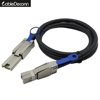 sas sata cable SFF 8088 External Mini SAS to Mini SAS High Density HD SFF 8644 Data Cable for Server 1M/2M 
sas sata cable SFF 8088 External Mini SAS to Mini SAS High Density HD SFF 8644 Data Cable for Server 1M/2M