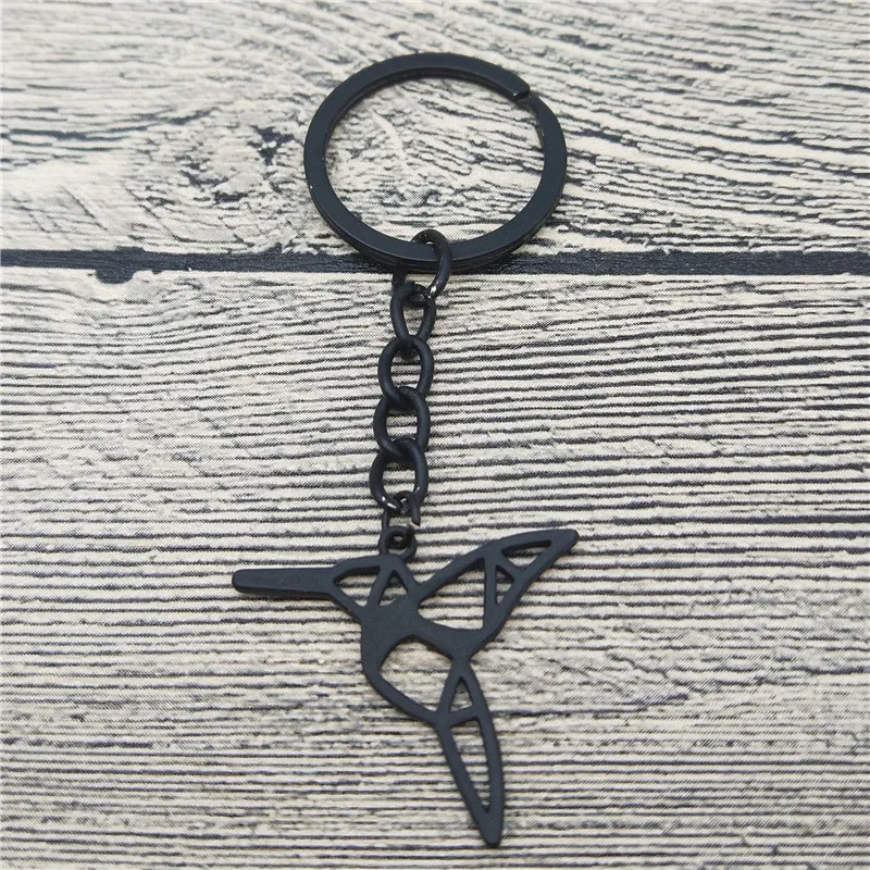 New Origami Hummingbird Key Chains Fashion Pet Bird Jewellery Origami Hummingbird Car Keychain Bag Keyring For Women Men
New Origami Hummingbird Key Chains Fashion Pet Bird Jewellery Origami Hummingbird Car Keychain Bag Keyring For Women Men