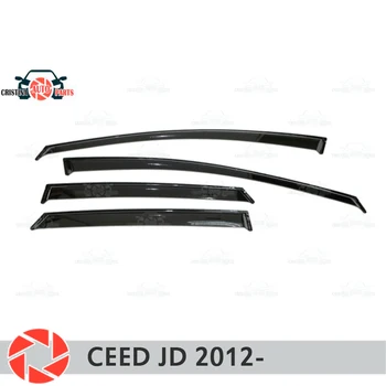Window deflector for Kia Ceed JD 2012- rain deflector dirt protection car styling decoration accessories molding
Window deflector for Kia Ceed JD 2012- rain deflector dirt protection car styling decoration accessories molding