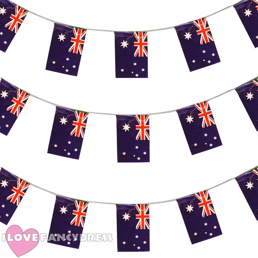 10M 20 FLAGS AUSTRALIA BUNTING 33FT LARGE AUSTRALIAN DAY FLAG DECORATION STRING BANNER OUTDOOR 10 METRES LONG WORLD CUP Country
10M 20 FLAGS AUSTRALIA BUNTING 33FT LARGE AUSTRALIAN DAY FLAG DECORATION STRING BANNER OUTDOOR 10 METRES LONG WORLD CUP Country