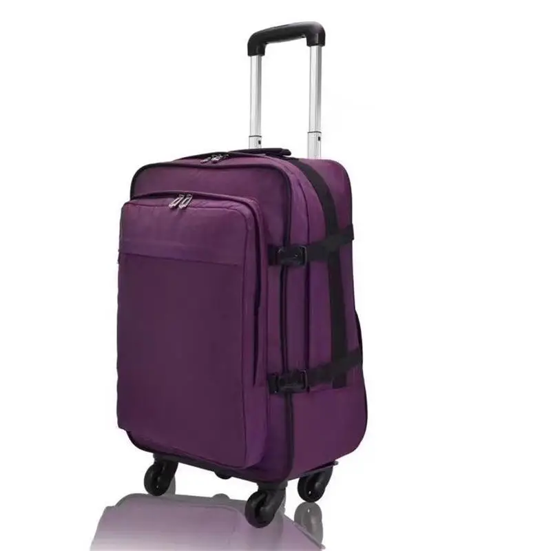 

And Travel Valise Cabine Traveling Bag With Wheels Frabic Trolley Koffer Mala Viagem Carro Suitcase Luggage 20"22"24"26"inch