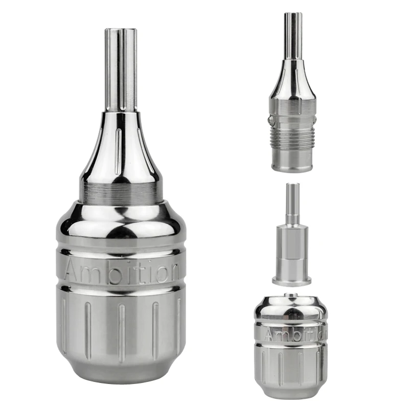 1pc New Adjustable Grip 28MM/32MM Cartridge Grip Stainless Steel Grips For Cartridge Tattoo Machine Tattoo Needles
1pc New Adjustable Grip 28MM/32MM Cartridge Grip Stainless Steel Grips For Cartridge Tattoo Machine Tattoo Needles