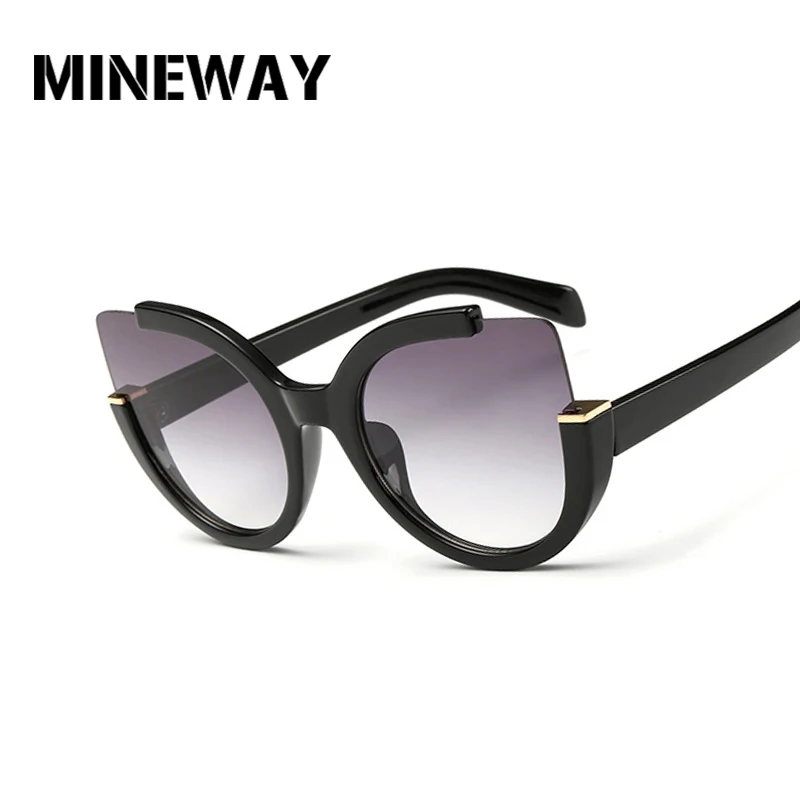 MINEWAY New Fashion Cat Eye Brand Designer Sunglasses Women Vintage Flash Color Mirrored Lens Colorful Sunnies Oculos Feminino
MINEWAY New Fashion Cat Eye Brand Designer Sunglasses Women Vintage Flash Color Mirrored Lens Colorful Sunnies Oculos Feminino