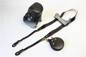 High-grade Retro Vintage PU Leather Camera Case Bag For canon eosm5 m5 M50 55-200 18-150MM With Bottom Battery Opening
High-grade Retro Vintage PU Leather Camera Case Bag For canon eosm5 m5 M50 55-200 18-150MM With Bottom Battery Opening