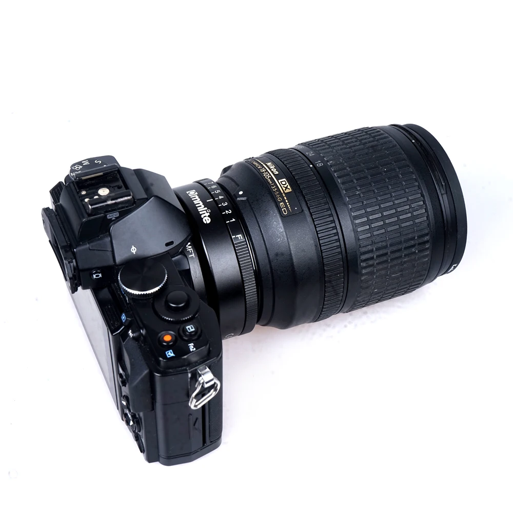 Commlite Lens Mount Adapter with Aperture Dial, for Nikon G,DX,F,AI,S,D type Lens to M4/3-Mount Camera, for Panasonic GH2 Camera
Commlite Lens Mount Adapter with Aperture Dial, for Nikon G,DX,F,AI,S,D type Lens to M4/3-Mount Camera, for Panasonic GH2 Camera