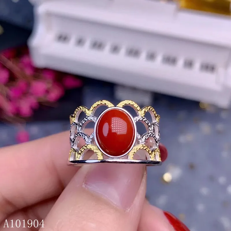 KJJEAXCMY Boutique Jewelry 925 Sterling Silver Inlaid Natural Gemstone Red Coral Female Ring Support Detection V 
KJJEAXCMY Boutique Jewelry 925 Sterling Silver Inlaid Natural Gemstone Red Coral Female Ring Support Detection V