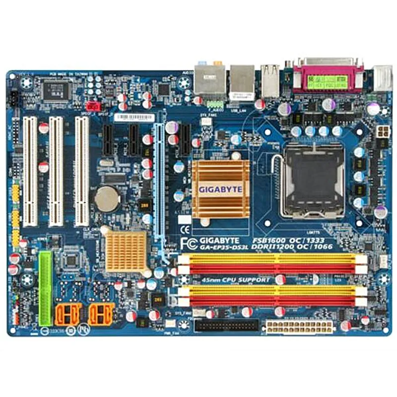 original Free shipping for Gigabyte GA-EP35-DS3L Motherboard DDR2 775-pin all-solid
original Free shipping for Gigabyte GA-EP35-DS3L Motherboard DDR2 775-pin all-solid