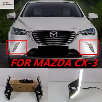 JanDeNing 2PCS White LED DRL With Turn Signals Daytime Running Lights Fog Lamp Kits Direct Fit For 2016-2018 Mazda CX-3
JanDeNing 2PCS White LED DRL With Turn Signals Daytime Running Lights Fog Lamp Kits Direct Fit For 2016-2018 Mazda CX-3