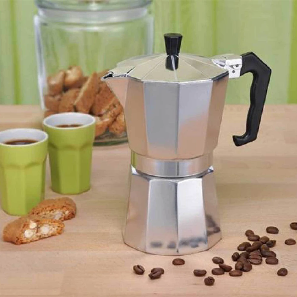 New 150ml Moka pots Espresso Express Espresso Stovetop Aluminum Coffee Maker Pots Cafe Home Kitchen & Bar Supplies Coffee Tool
New 150ml Moka pots Espresso Express Espresso Stovetop Aluminum Coffee Maker Pots Cafe Home Kitchen & Bar Supplies Coffee Tool