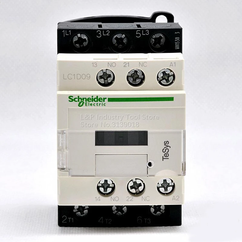 New Original Schneider LC1D09F7C Coil 110VAC Contactor Relay 9A LC1-D09F7C Free Shipping Load 4KW/AC380V
New Original Schneider LC1D09F7C Coil 110VAC Contactor Relay 9A LC1-D09F7C Free Shipping Load 4KW/AC380V