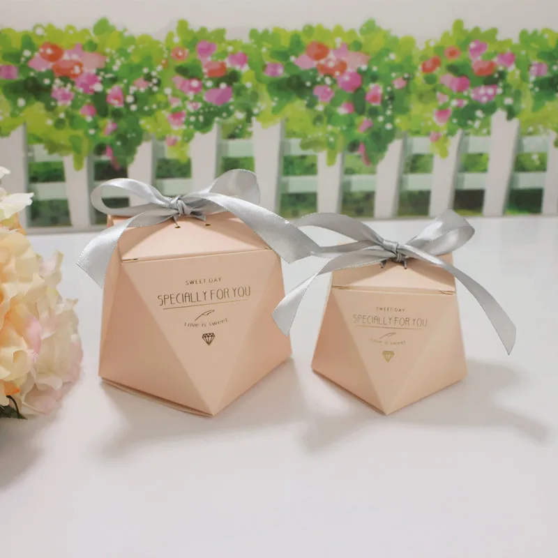 5x6cm 10pcs wedding favor box and bags sweet gift candy boxes