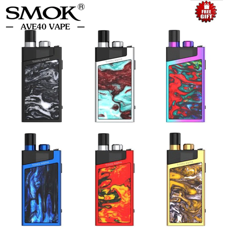 Original Smok Trinity Alpha Pod Kit 1000 mAh Battery 2.8ml Pod Capacity With Three Power Modes E-Cig vs Aurora Play Kit Vape
Original Smok Trinity Alpha Pod Kit 1000 mAh Battery 2.8ml Pod Capacity With Three Power Modes E-Cig vs Aurora Play Kit Vape