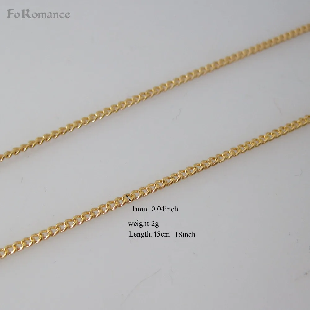 Min order 10$/THREE LENGTH 45cm 50CM 60CM WIDTH 1MM 1.5MM - YELLOW GOLD GP FILLED BRASS CIRCLE LINK CHAIN NECKLACE
Min order 10$/THREE LENGTH 45cm 50CM 60CM WIDTH 1MM 1.5MM - YELLOW GOLD GP FILLED BRASS CIRCLE LINK CHAIN NECKLACE