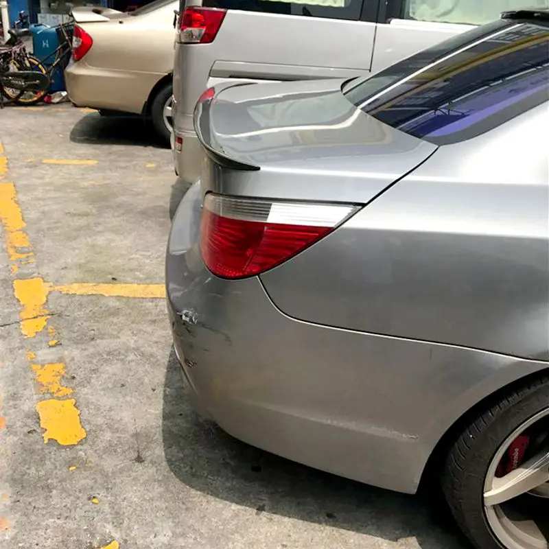 For BMW E60 525i 528i 535i 550i 2004-2009 ABS Plastic Tail Wing Unpainted Primer Color Rear Trunk Boot Lip Spoiler Accessories 
For BMW E60 525i 528i 535i 550i 2004-2009 ABS Plastic Tail Wing Unpainted Primer Color Rear Trunk Boot Lip Spoiler Accessories